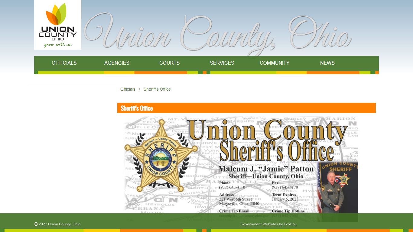 Sheriff's Office - Union County, Ohio